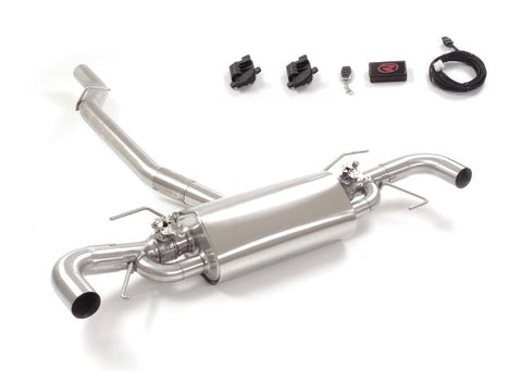 Silencieux arrière duplex en inox